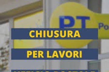 Chiusura temporanea dell&#39;ufficio postale